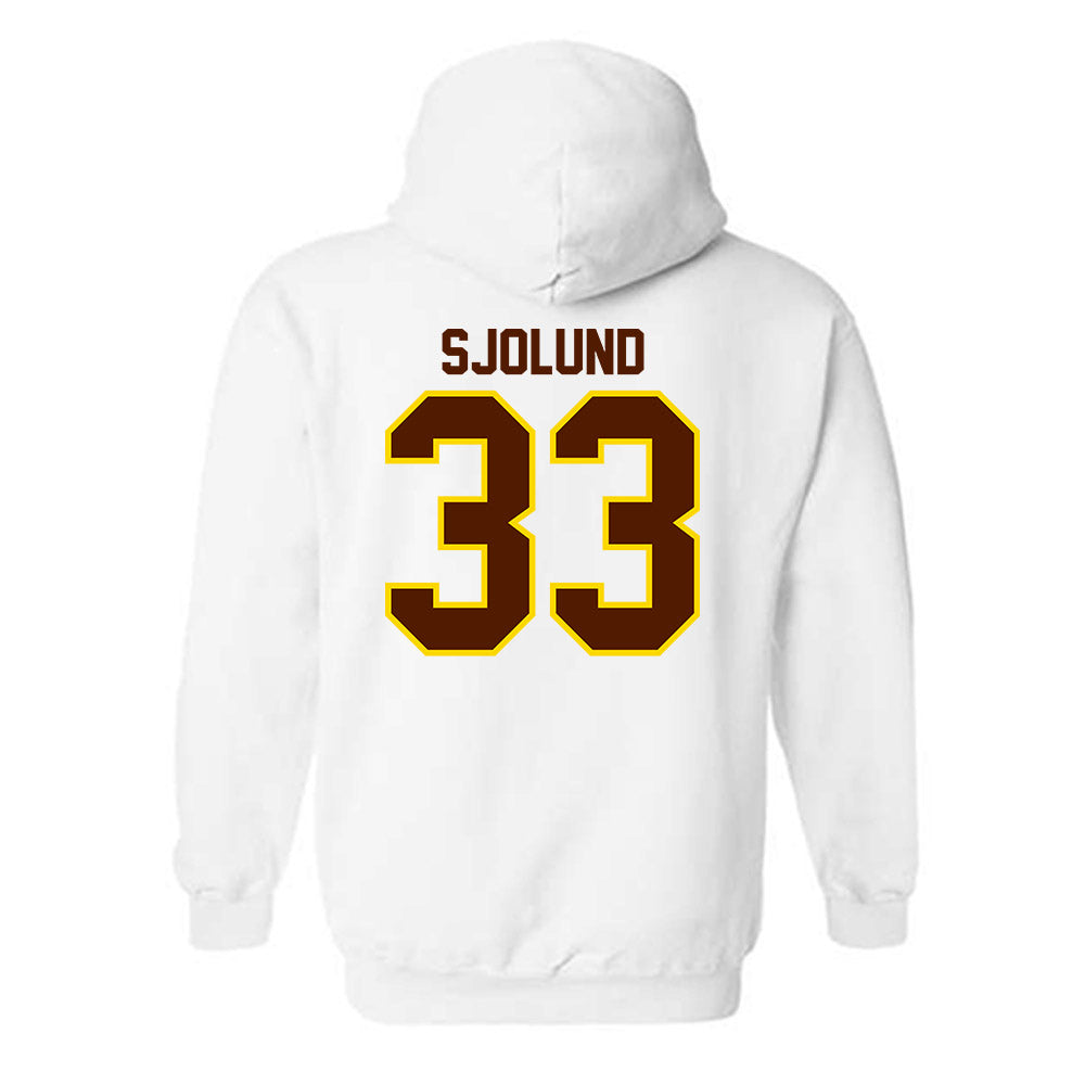 Western Michigan - NCAA Men's Ice Hockey : Samuel Sjolund - Classic Shersey Hooded Sweatshirt-1