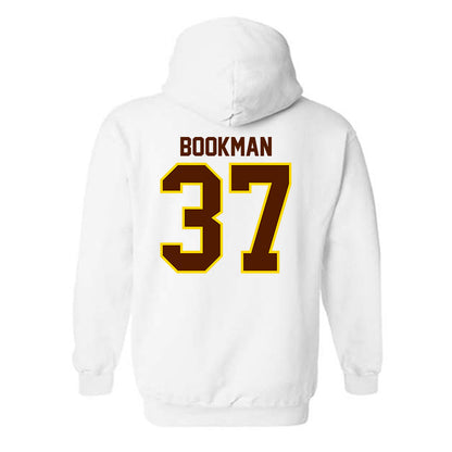 Western Michigan - NCAA Men's Ice Hockey : Zach Bookman - Classic Shersey Hooded Sweatshirt-1