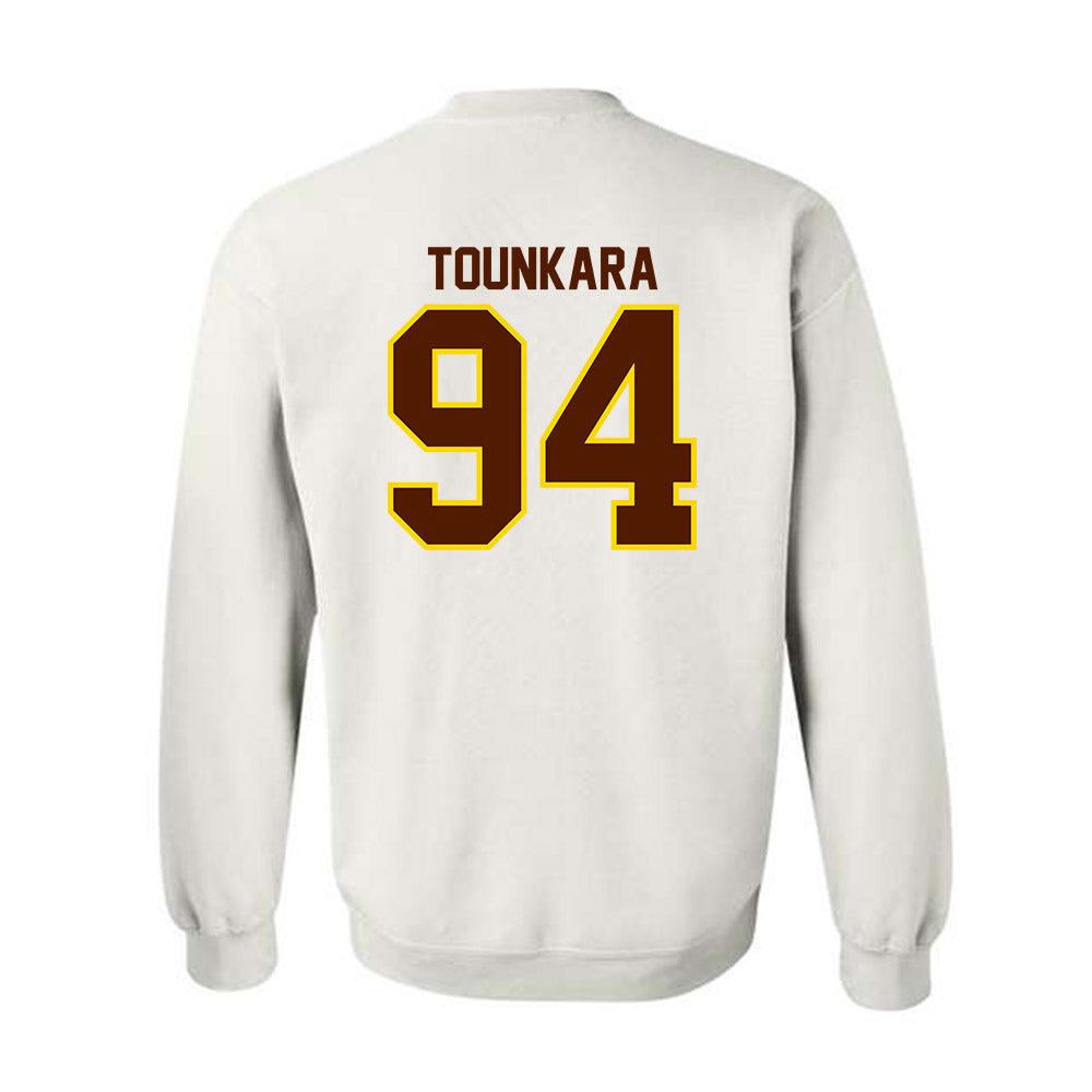 Western Michigan - NCAA Football : Ahmed Tounkara - Classic Shersey Crewneck Sweatshirt-1