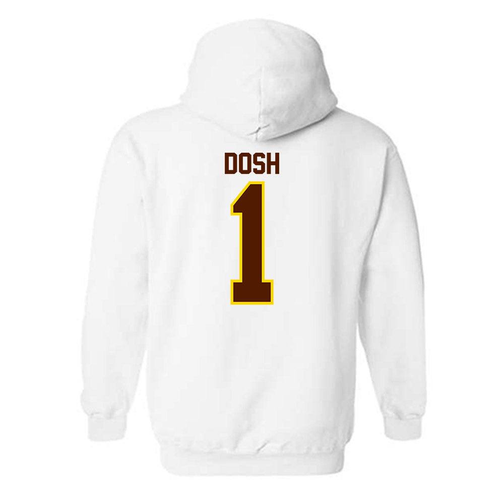 Western Michigan - NCAA Football : Jaxson Dosh - Classic Shersey Hooded Sweatshirt-1