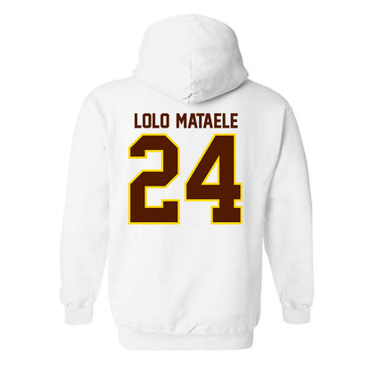 Western Michigan - NCAA Football : Ofa "Lolo" Mataele - Classic Shersey Hooded Sweatshirt-1