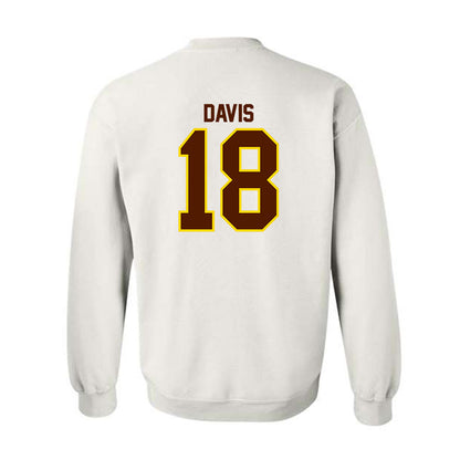 Western Michigan - NCAA Football : Micah Davis - Classic Shersey Crewneck Sweatshirt-1