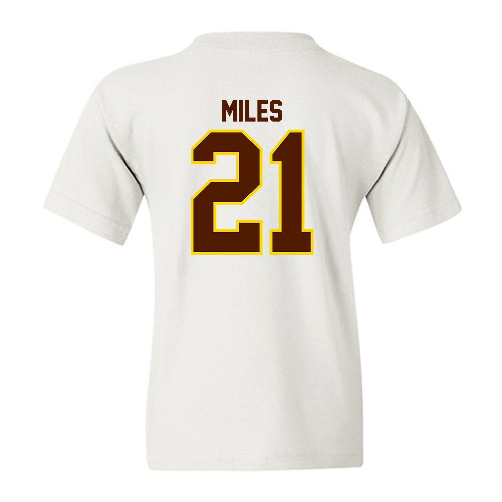 Western Michigan - NCAA Football : CJ Miles - Classic Shersey Youth T-Shirt-1