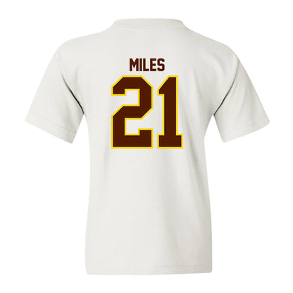 Western Michigan - NCAA Football : CJ Miles - Classic Shersey Youth T-Shirt-1