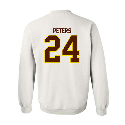 Western Michigan - NCAA Football : John Peters - Classic Shersey Crewneck Sweatshirt-1