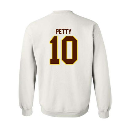 Western Michigan - NCAA Football : Trey Petty - Classic Shersey Crewneck Sweatshirt-1