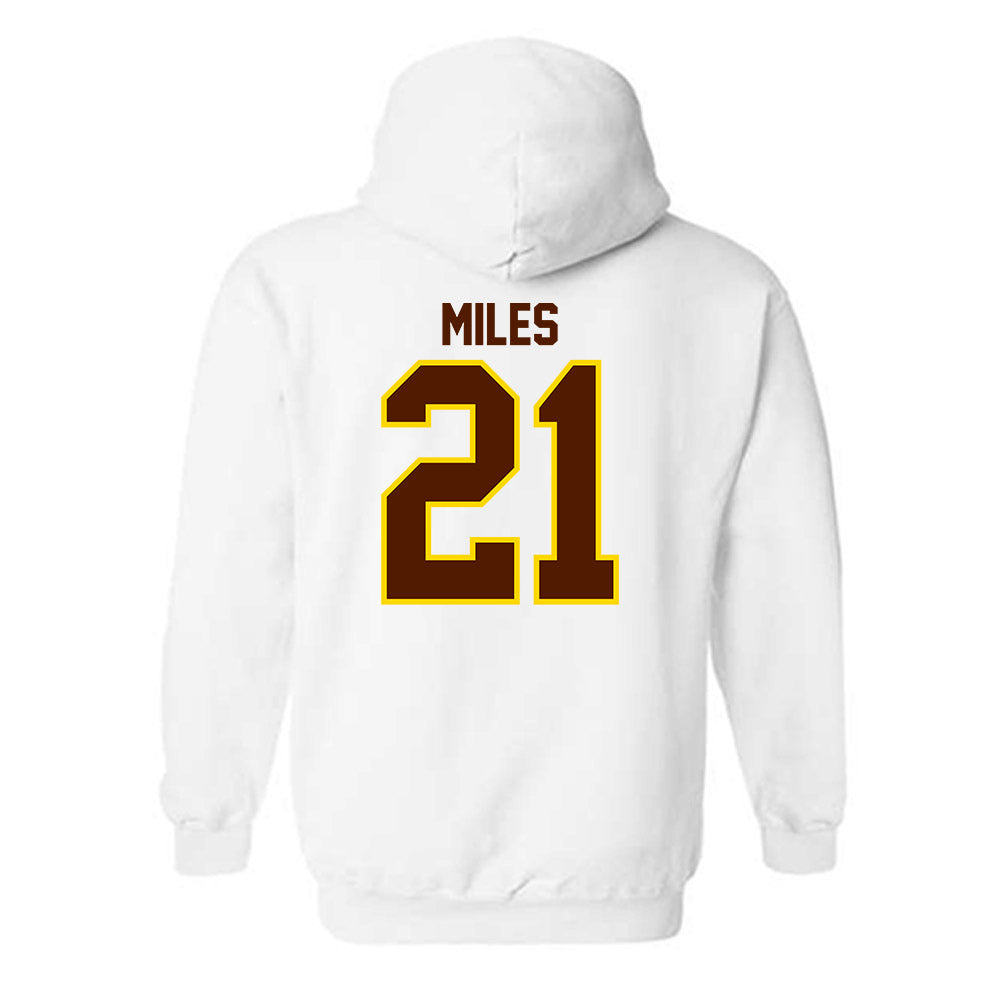 Western Michigan - NCAA Football : CJ Miles - Classic Shersey Hooded Sweatshirt-1