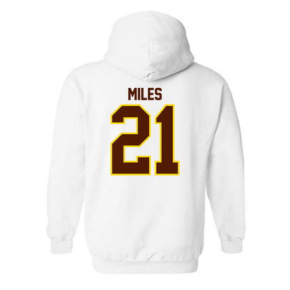 Western Michigan - NCAA Football : CJ Miles - Classic Shersey Hooded Sweatshirt-1