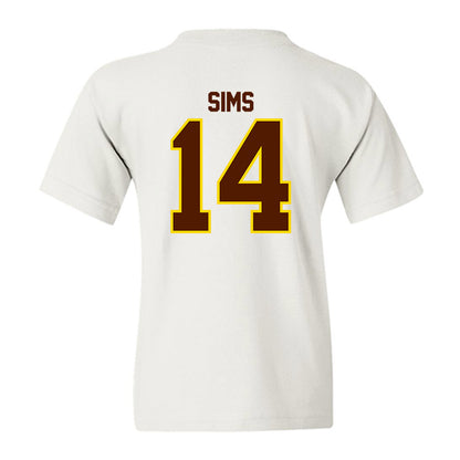 Western Michigan - NCAA Football : Jarvarius Sims - Classic Shersey Youth T-Shirt-1
