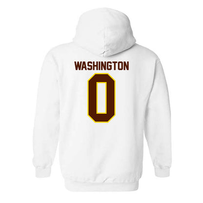 Western Michigan - NCAA Men's Basketball : Jaylen Washington - Classic Shersey Hooded Sweatshirt-1