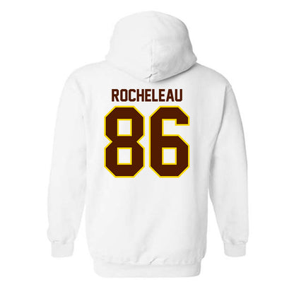 Western Michigan - NCAA Football : Ryan Rocheleau - Classic Shersey Hooded Sweatshirt-1