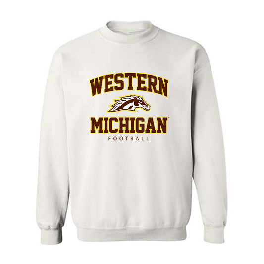Western Michigan - NCAA Football : Ryan Rocheleau - Classic Shersey Crewneck Sweatshirt-0