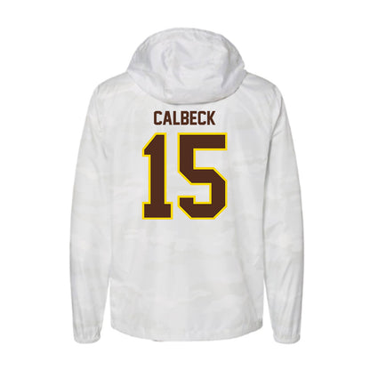 Western Michigan - NCAA Men's Ice Hockey : Alex Calbeck - Windbreaker-1