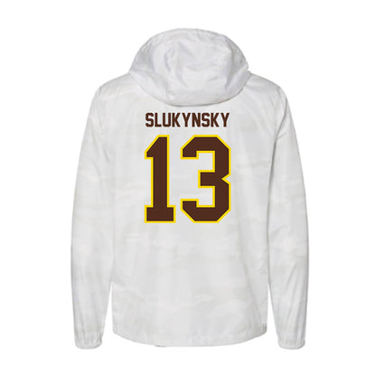 Western Michigan - NCAA Men's Ice Hockey : Grant Slukynsky - Windbreaker-1