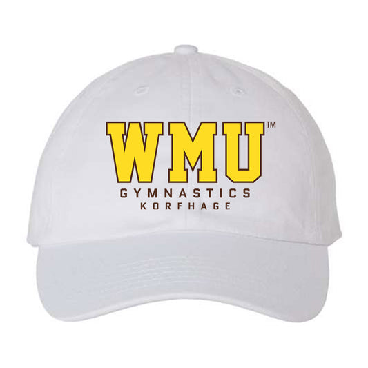 Western Michigan - NCAA Women's Gymnastics : Julie Korfhage - Dad Hat-0