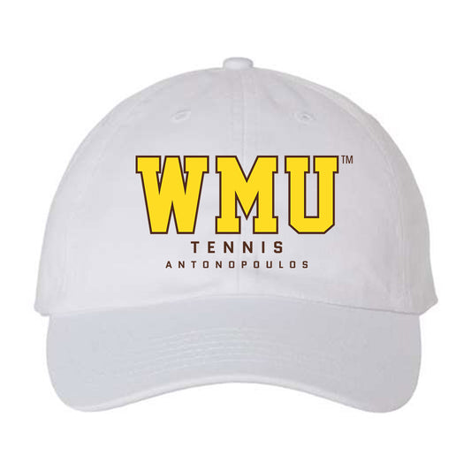 Western Michigan - NCAA Men's Tennis : Alex Antonopoulos - Dad Hat-0
