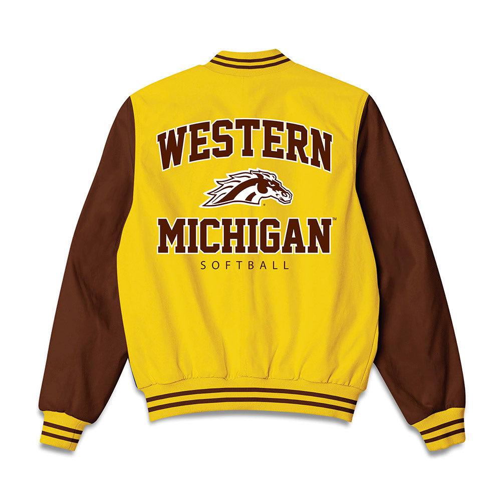 Western Michigan - NCAA Softball : Kiley Renick - Bomber Jacket-1