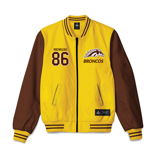 Western Michigan - NCAA Football : Ryan Rocheleau - Bomber Jacket-0