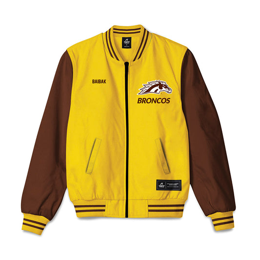 Western Michigan - NCAA Women's Cross Country : Lily Baibak - Bomber Jacket-0