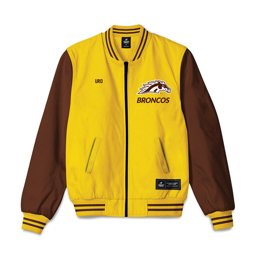 Western Michigan - NCAA Women's Gymnastics : Linda Uro - Bomber Jacket-0