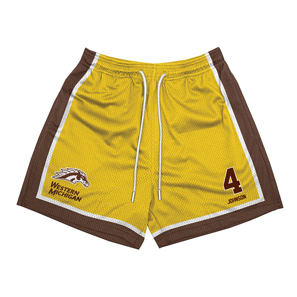 Western Michigan - NCAA Men's Basketball : Ben Johnson - Shorts-0
