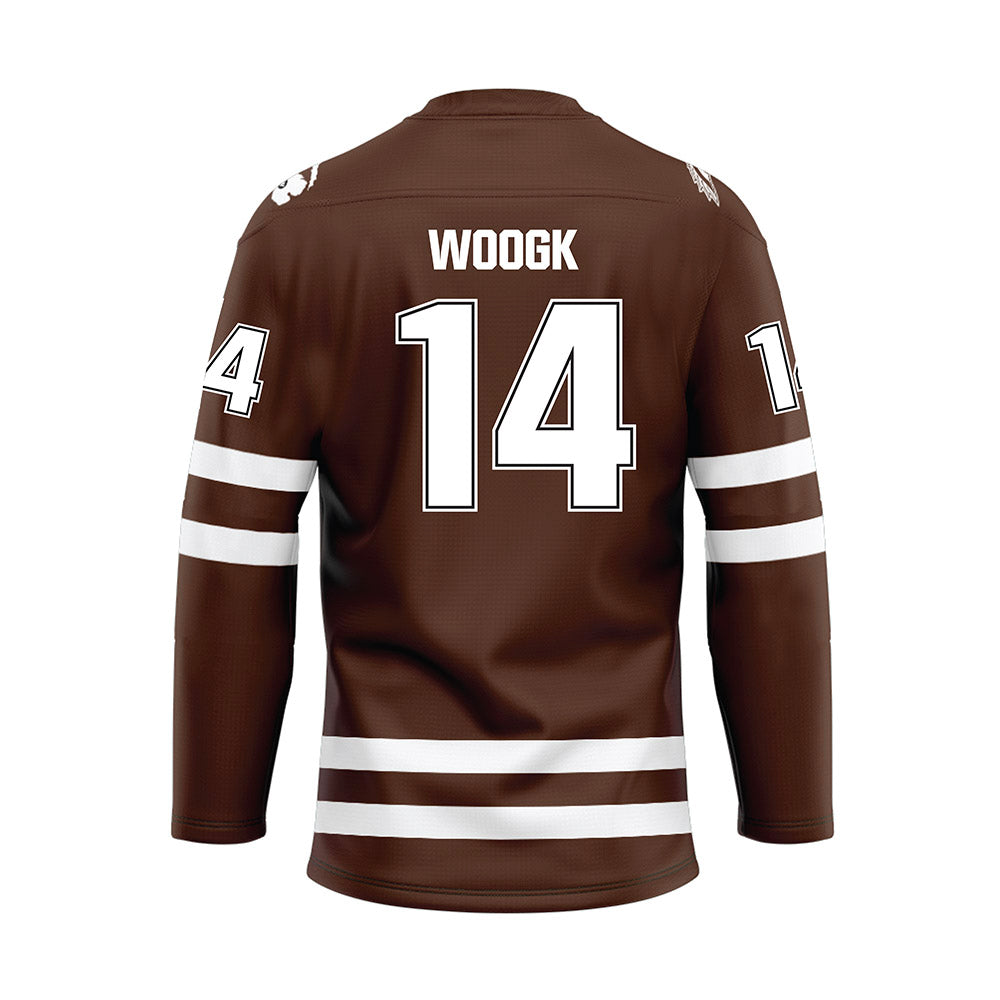 Western Michigan - NCAA Men's Ice Hockey : Colby Woogk - Hockey Jersey-1