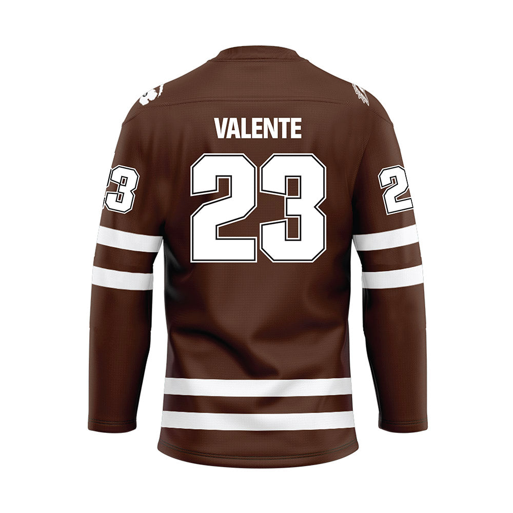Western Michigan - NCAA Men's Ice Hockey : Liam Valente - Hockey Jersey-1