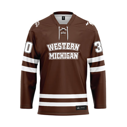 Western Michigan - NCAA Men's Ice Hockey : Hampton Slukynsky - Hockey Jersey-0