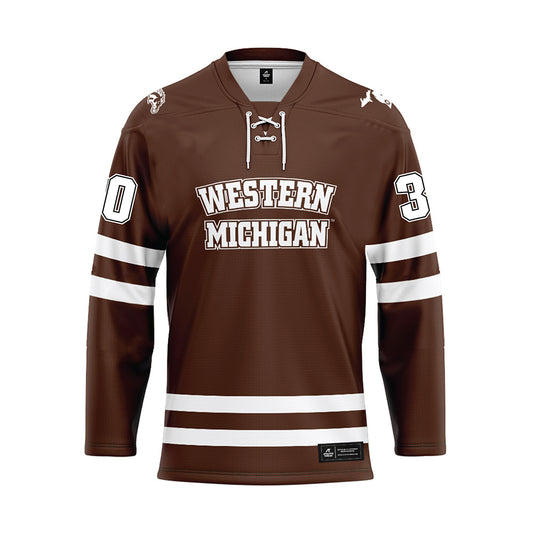 Western Michigan - NCAA Men's Ice Hockey : Hampton Slukynsky - Hockey Jersey-0