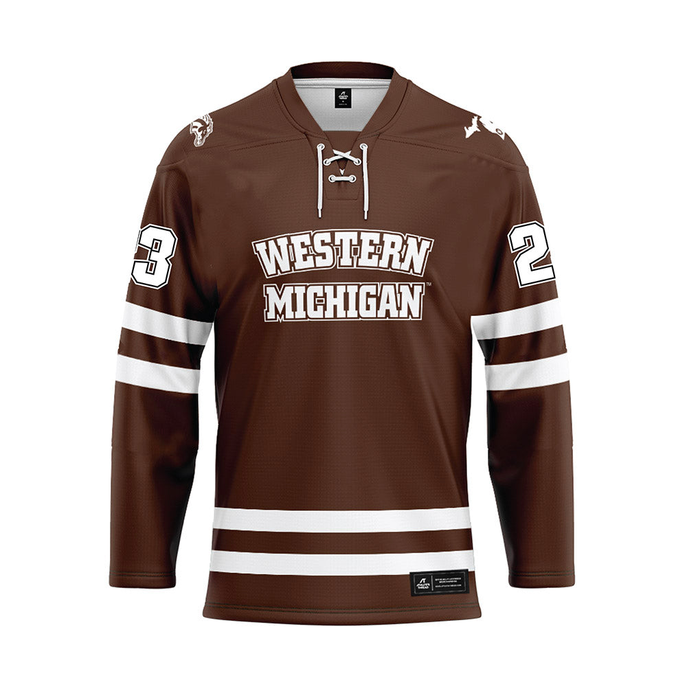 Western Michigan - NCAA Men's Ice Hockey : Liam Valente - Hockey Jersey-0
