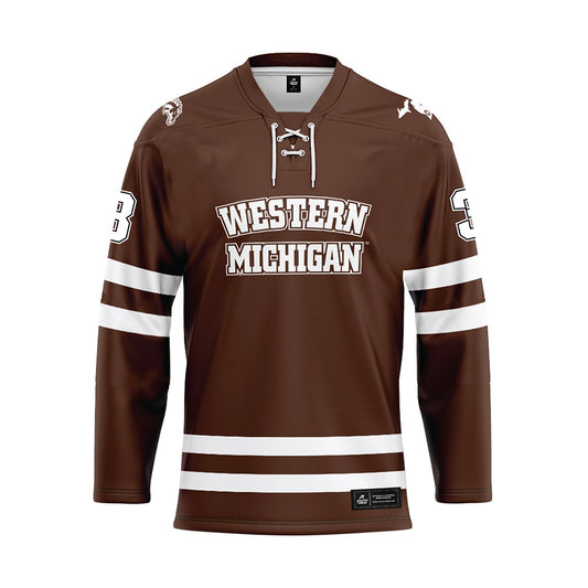 Western Michigan - NCAA Men's Ice Hockey : Cole Crusberg-Roseen - Hockey Jersey-0