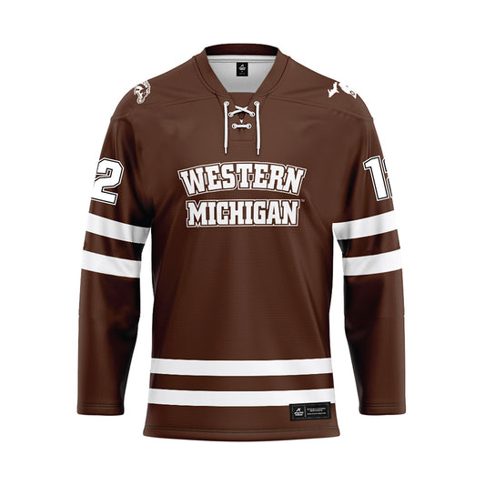 Western Michigan - NCAA Men's Ice Hockey : Samuel Huck - Hockey Jersey-0