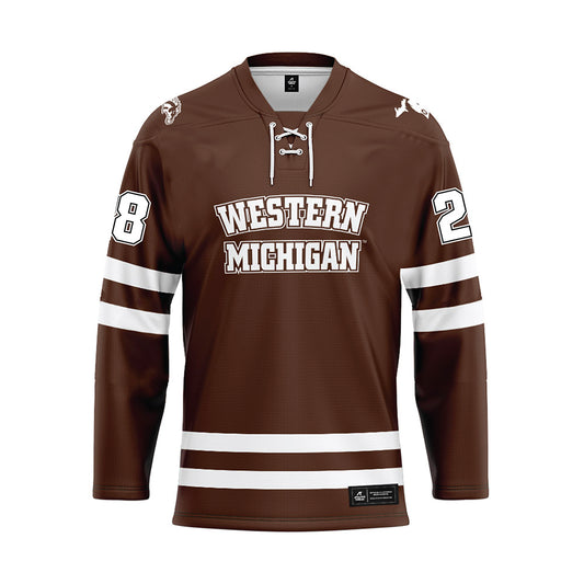 Western Michigan - NCAA Men's Ice Hockey : Ryan Humphrey - Hockey Jersey-0