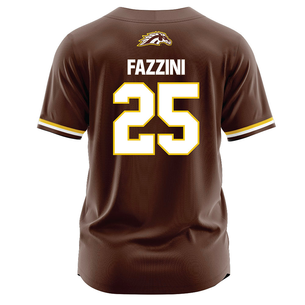 Western Michigan - NCAA Softball : Casey Fazzini - Brown Jersey-1