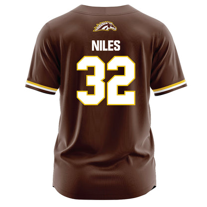 Western Michigan - NCAA Softball : Analeez Niles - Brown Jersey-1