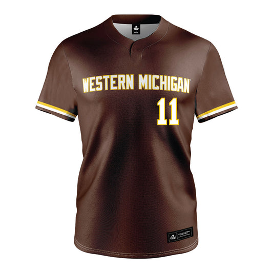 Western Michigan - NCAA Softball : Audrey Lingbeek - Brown Jersey-0