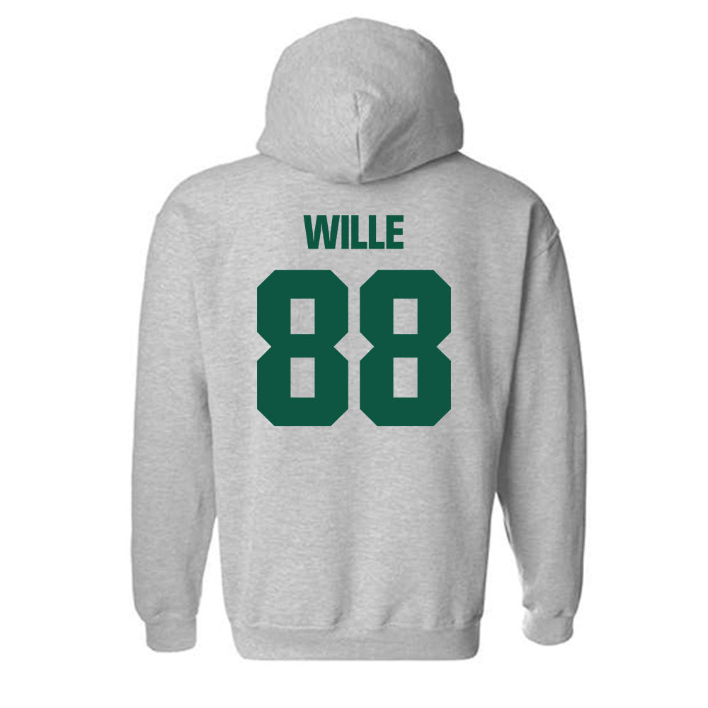Northern Michigan - NCAA Women's Soccer : Cecilia Wille - Classic Shersey Hooded Sweatshirt-1