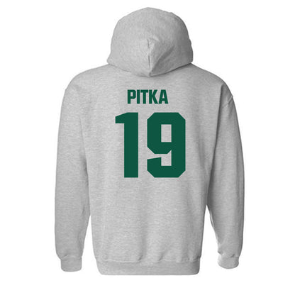 Northern Michigan - NCAA Men's Ice Hockey : Tobias Pitka - Classic Shersey Hooded Sweatshirt-1