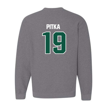 Northern Michigan - NCAA Men's Ice Hockey : Tobias Pitka - Classic Shersey Crewneck Sweatshirt-1
