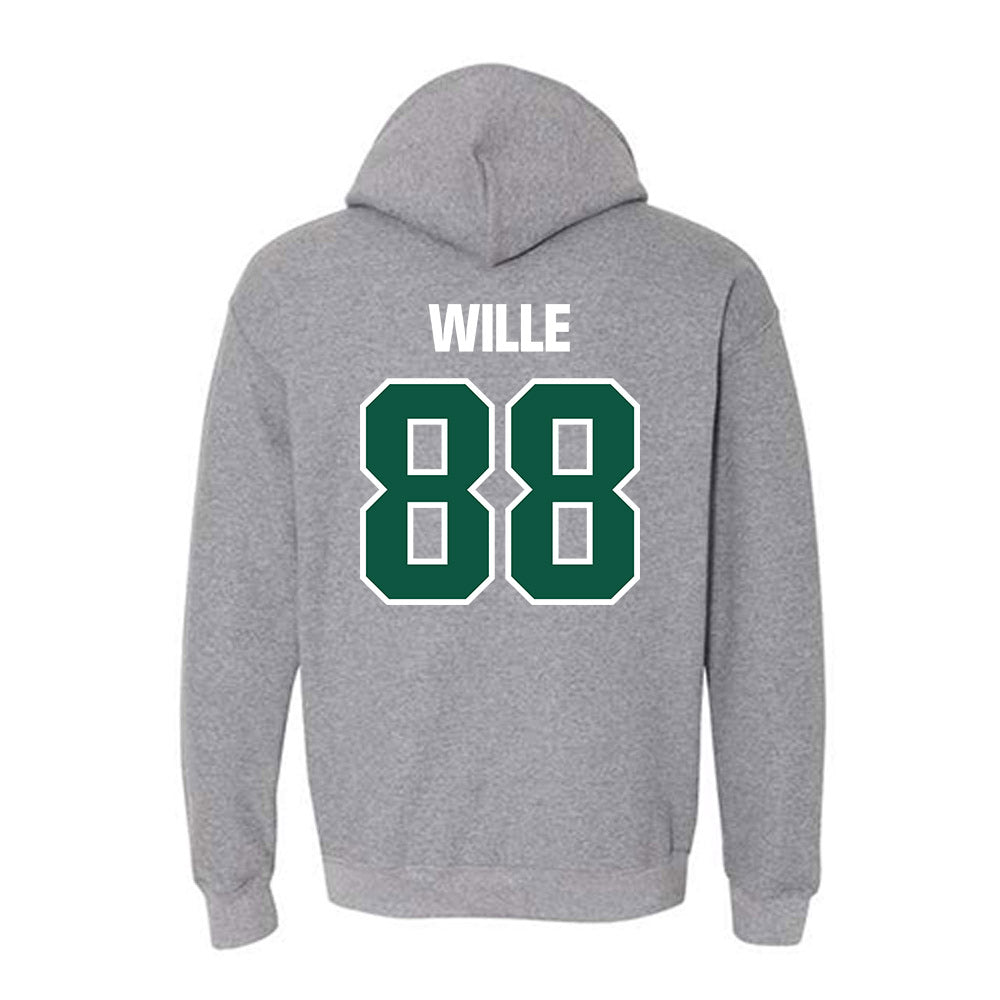 Northern Michigan - NCAA Women's Soccer : Cecilia Wille - Classic Shersey Hooded Sweatshirt-1