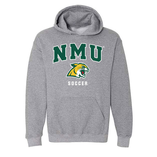 Northern Michigan - NCAA Women's Soccer : Sole Corley - Classic Shersey Hooded Sweatshirt-0