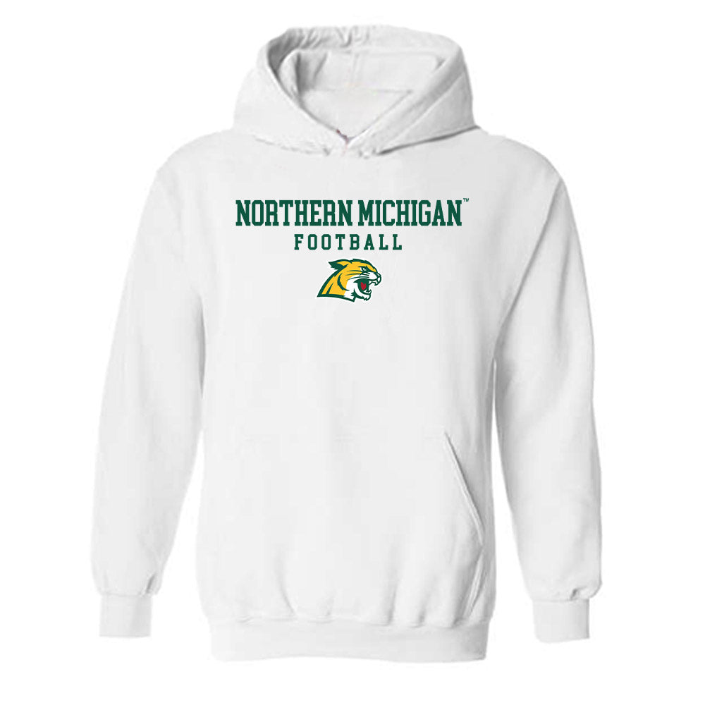 Northern Michigan - NCAA Football : Carson Fieck - Classic Shersey Hooded Sweatshirt-0