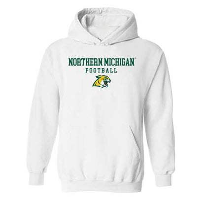Northern Michigan - NCAA Football : Carson Fieck - Classic Shersey Hooded Sweatshirt-0