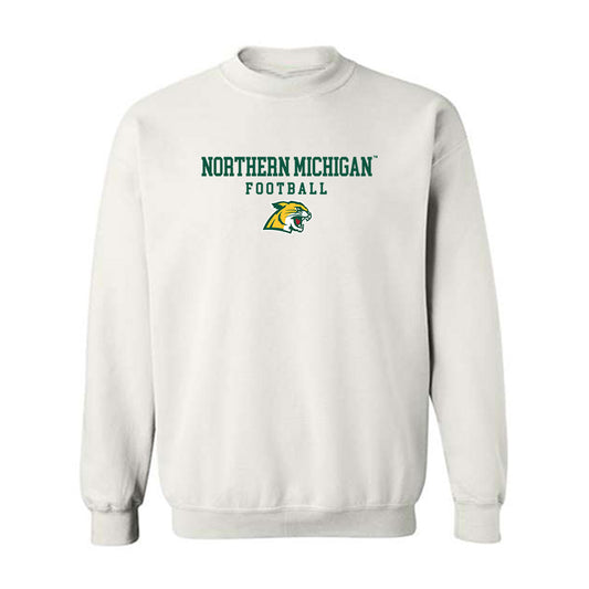 Northern Michigan - NCAA Football : Carson Fieck - Classic Shersey Crewneck Sweatshirt-0