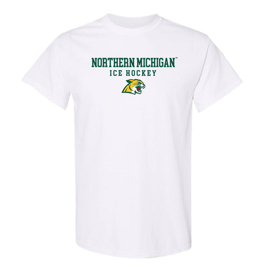 Northern Michigan - NCAA Men's Ice Hockey : Tobias Pitka - Classic Shersey T-Shirt-0