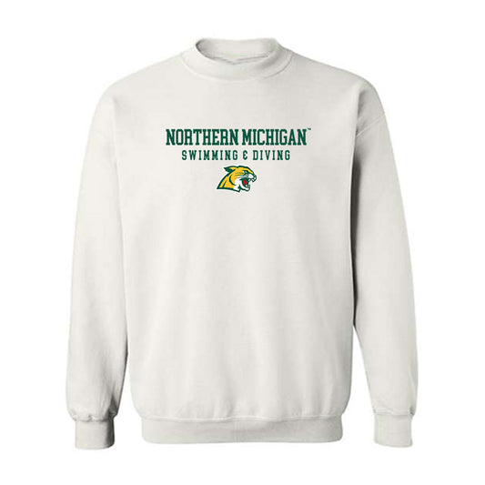 Northern Michigan - NCAA Men's Swimming & Diving : Sebastian Ritsema - Classic Shersey Crewneck Sweatshirt-0