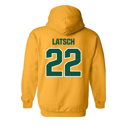  - NCAA Men's Ice Hockey : Tanner Latsch - Classic Shersey Hooded Sweatshirt-1