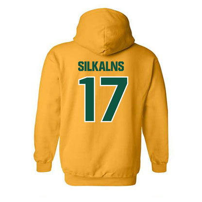 Northern Michigan - NCAA Men's Ice Hockey : Girts Silkalns - Classic Shersey Hooded Sweatshirt-1