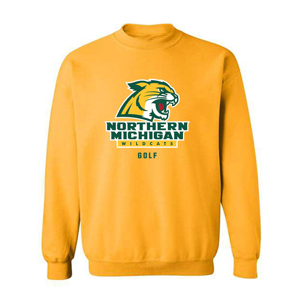 Northern Michigan - NCAA Men's Golf : Levi Pennala - Classic Shersey Crewneck Sweatshirt-0