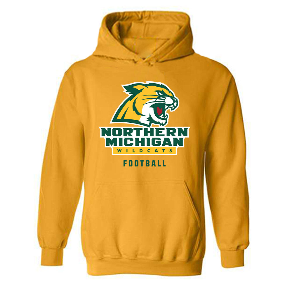 Northern Michigan - NCAA Football : Carson Fieck - Classic Shersey Hooded Sweatshirt-0
